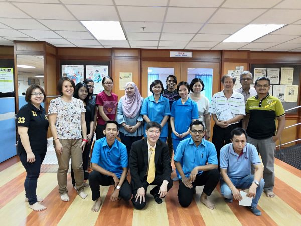 Sau Seng Lam dialysis center management staff Feb 2019 5S training.
